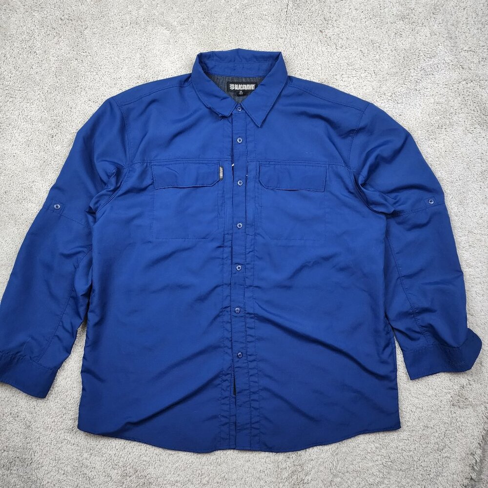Blackhawk! Warrior Wear Shirt Mens 2XL XXL Blue Tactical Lightweight Rucking USA